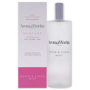 Nurture Room and Linen Mist by Aromaworks for Unisex - 3.38 oz Room Spray
